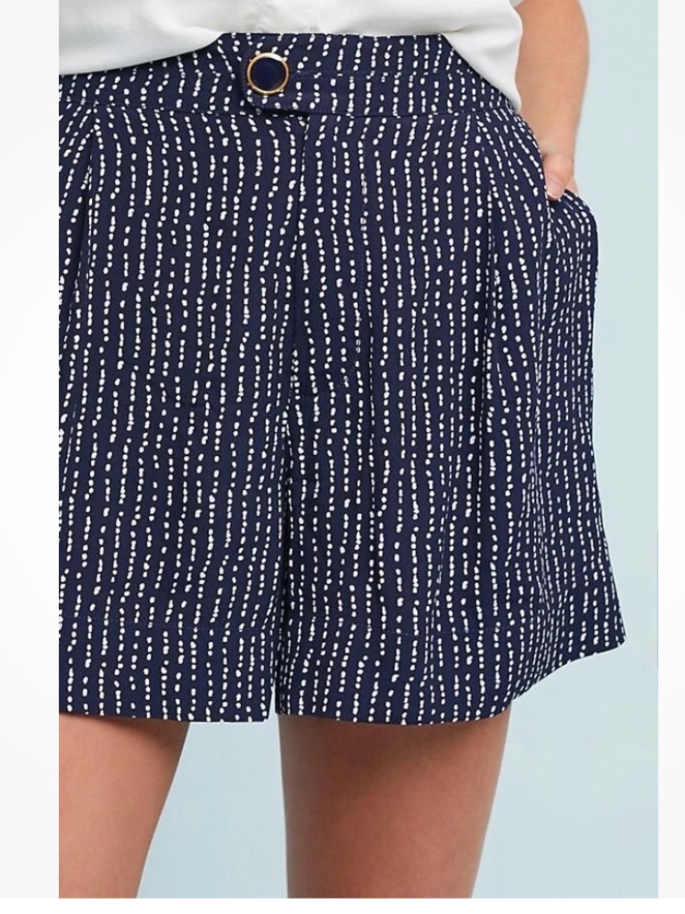 Anthropologie Ett:Twa Clearwater Printed High-Rise Shorts XS Resortwear Casual - Picture 2 of 14